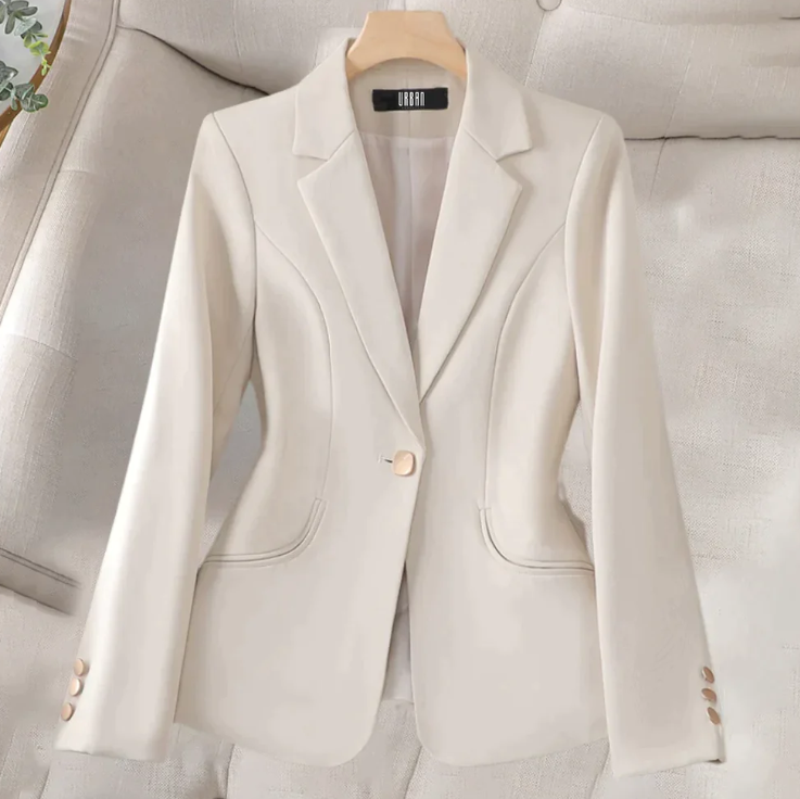Rainey - Tailored Luxury Blazer for Women - Beige