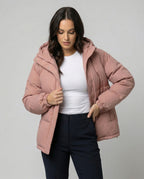 Women Winter Steppjacke, Oversize Schnitt & Wärmende Füllung