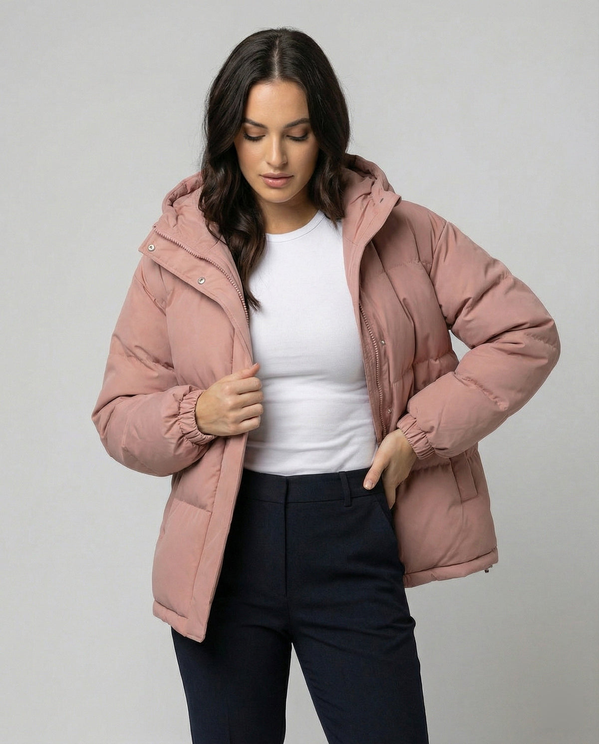 Women Winter Steppjacke, Oversize Schnitt & Wärmende Füllung