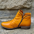 Sovatha - Elegant Autumn Ankle Boots - Yellow