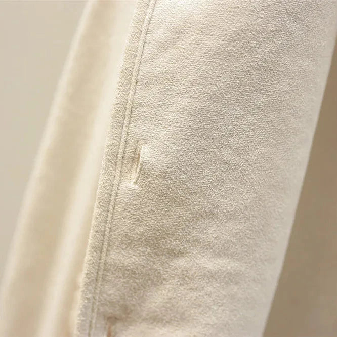 Damen-Teddyfleece-Weste mit aufgesetzten Taschen – Ärmellose Borg-Weste mit Druckknopfleiste